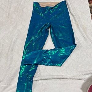 Heroine Sport Blue Iridescent Leggings